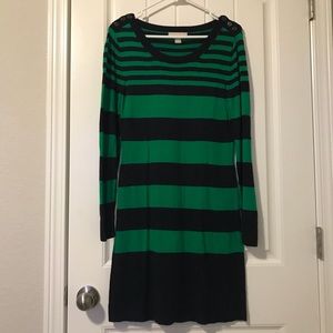 Banana Republic Striped Sweater Dress